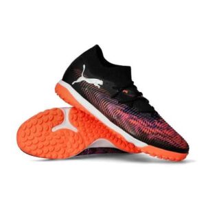 BOTAS DE FUTBOL PUMA FUTURE 8 MATCH TT NEGRO Y ROJO