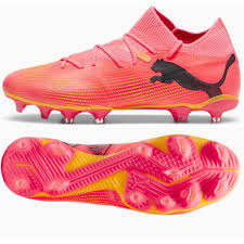 BOTAS DE FUTBOL PUMA FUTURE 7 MATCH FG/AG WN´S JR NARANJA