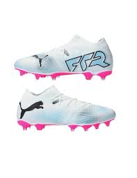 BOTAS DE FUTBOL PUMA FUTURE 7 MATCH FG/AG WN´S JR BLANCO