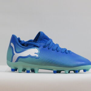 BOTAS DE FUTBOL PUMA FUTURE 7 PLAY MG JR AZUL