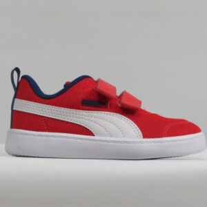 ZAPATILLAS PUMA COURTFLEX V2 MESH INF ROJO Y AZUL