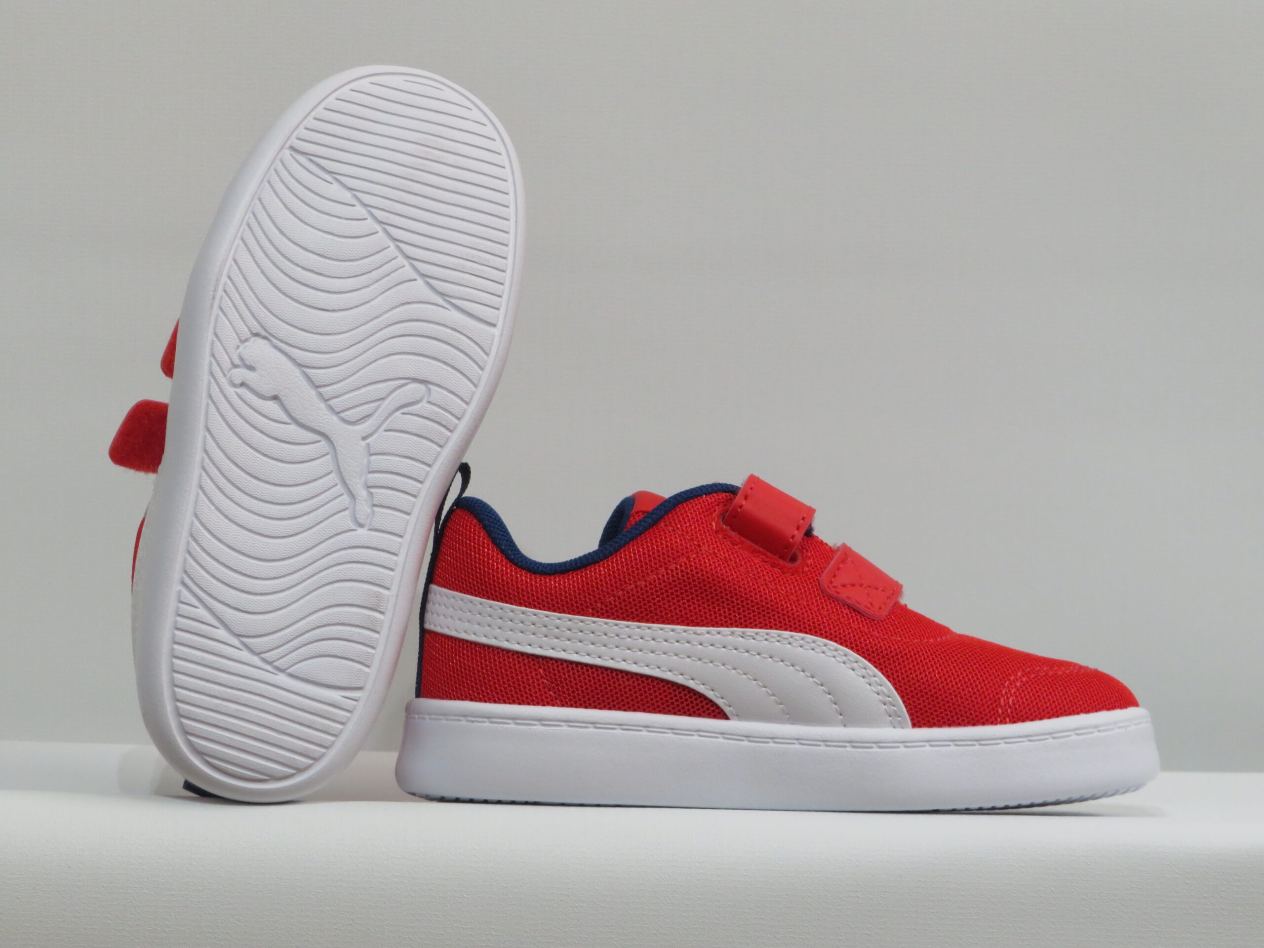ZAPATILLAS PUMA COURTFLEX V2 MESH INF ROJO Y AZUL 4 ZAPATILLAS PUMA COURTFLEX V2 MESH INF ROJO Y AZUL - Imagen 4